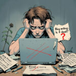 Blog Writing Is It Dead AI image generated by Leonardo ai